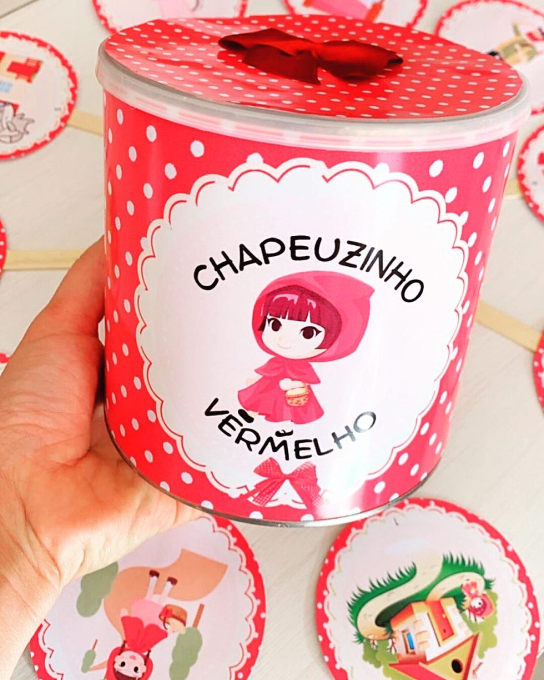História na lata: Chapeuzinho vermelho - Imagem 6