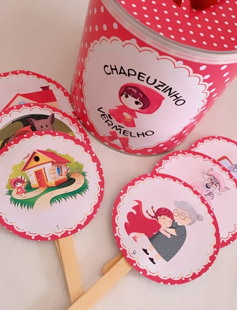 História na lata: Chapeuzinho vermelho