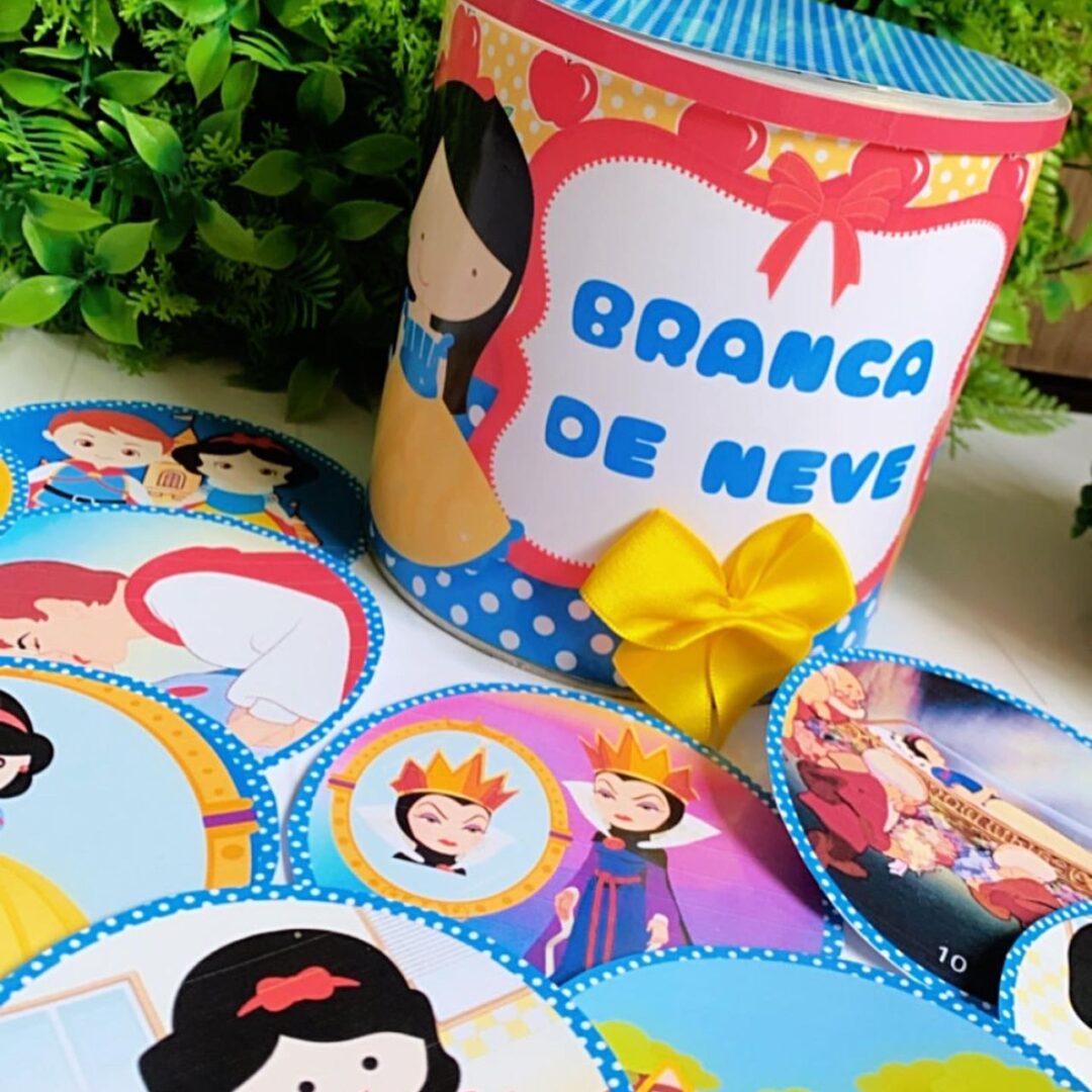 História na lata: Branca de neve