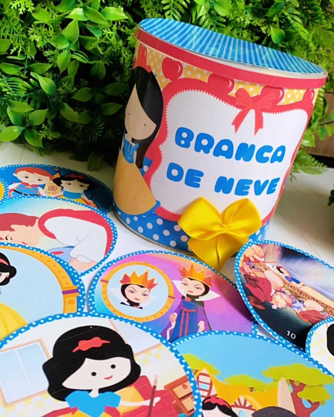 História na lata: Branca de neve