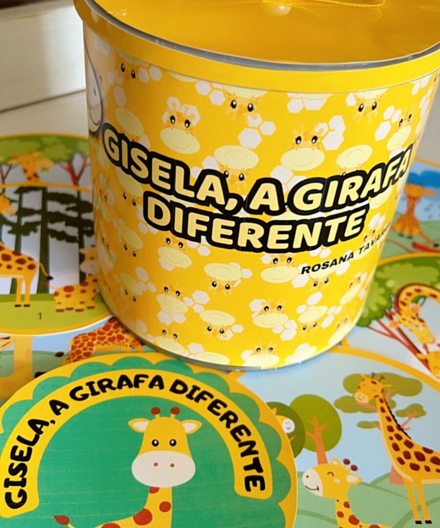 História na lata: Gisela, a girafa diferente