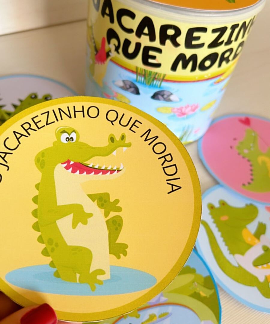 História na lata: O jacarezinho que mordia