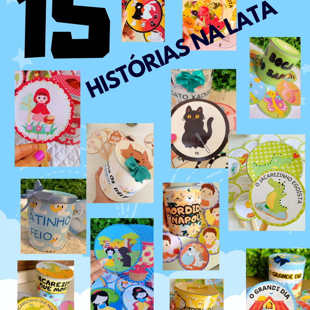Super Combo 15 Histórias na lata + seis brindes, de 90,00 por 68,00