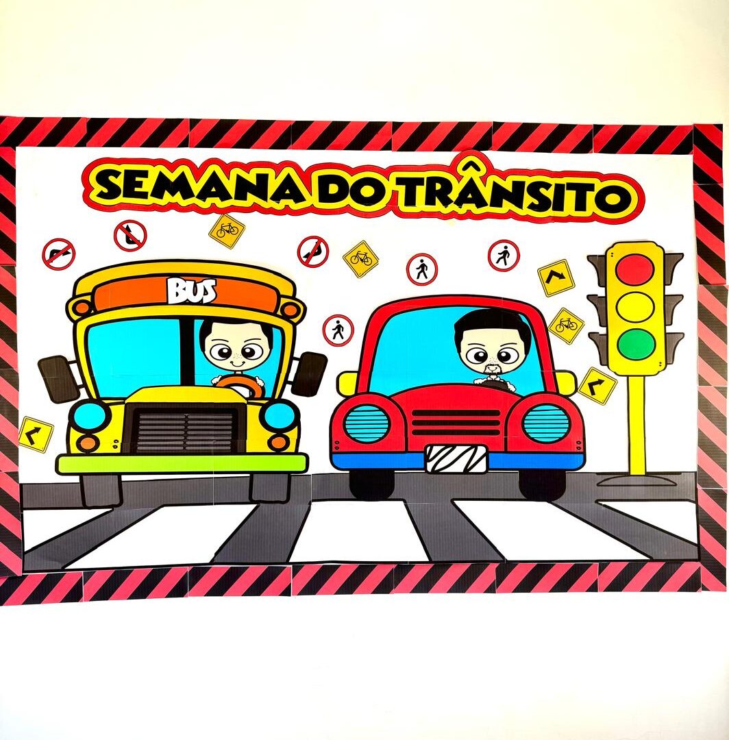 Painel semana do trânsito