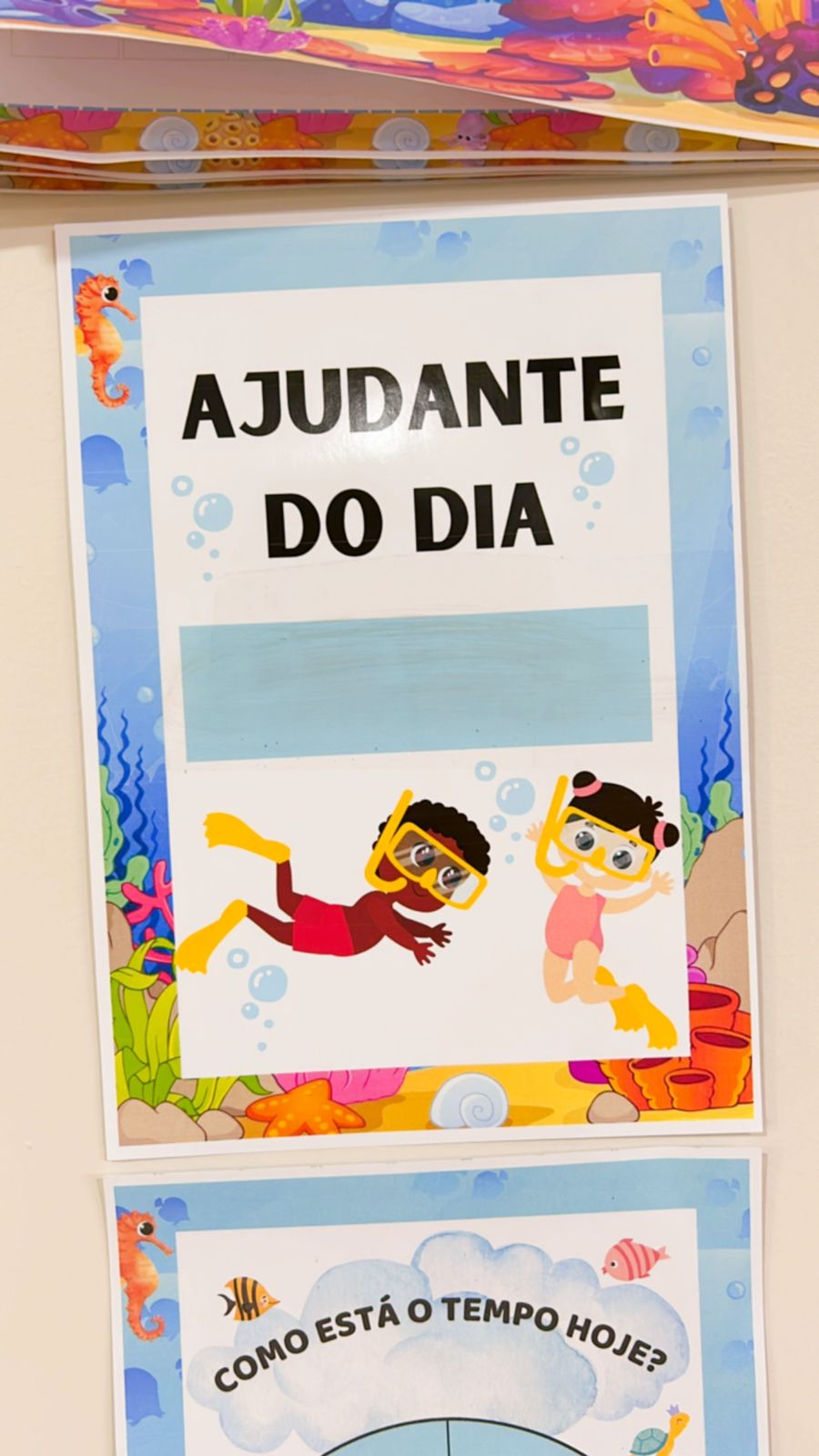 Kit volta às aulas Fundo do mar 2026 - Imagem 19