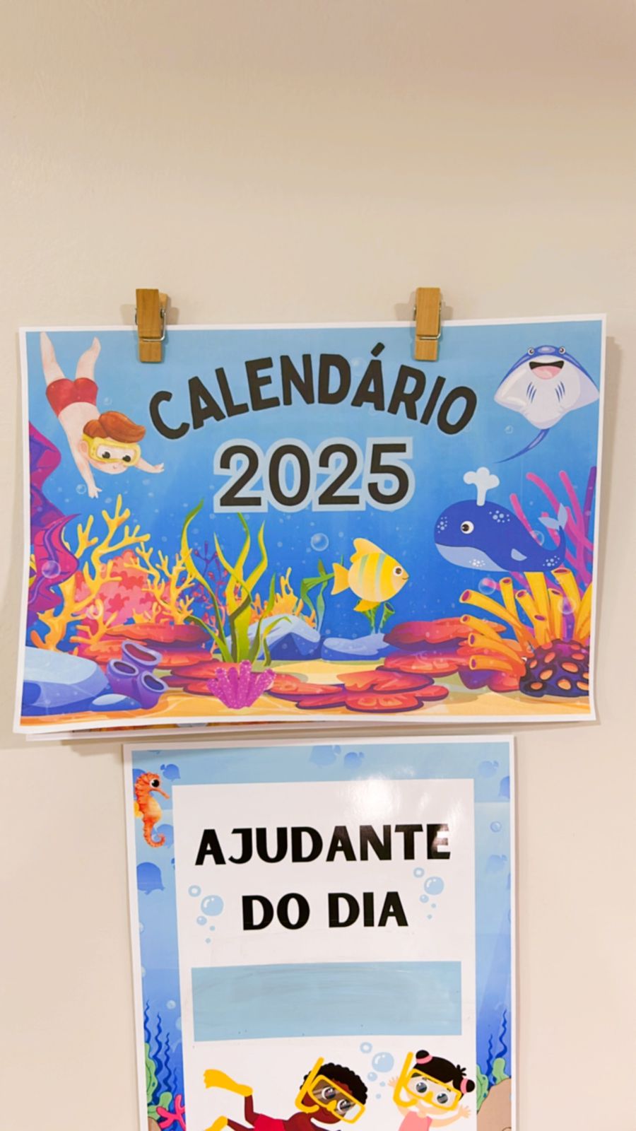 Kit volta às aulas Fundo do mar 2026 - Imagem 18