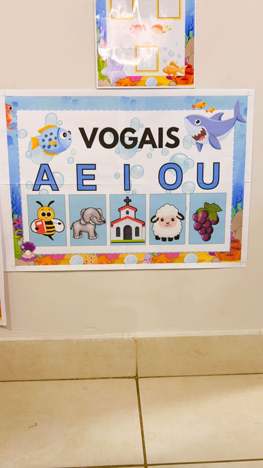 Kit volta às aulas Fundo do mar 2026 - Imagem 17