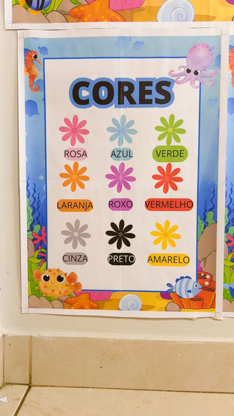 Kit volta às aulas Fundo do mar 2026 - Imagem 12