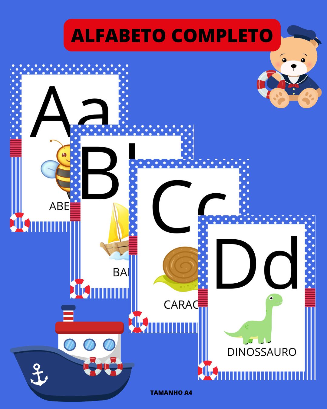 Kit volta às aulas Marinheiro 2026⚓🪼 - Imagem 9