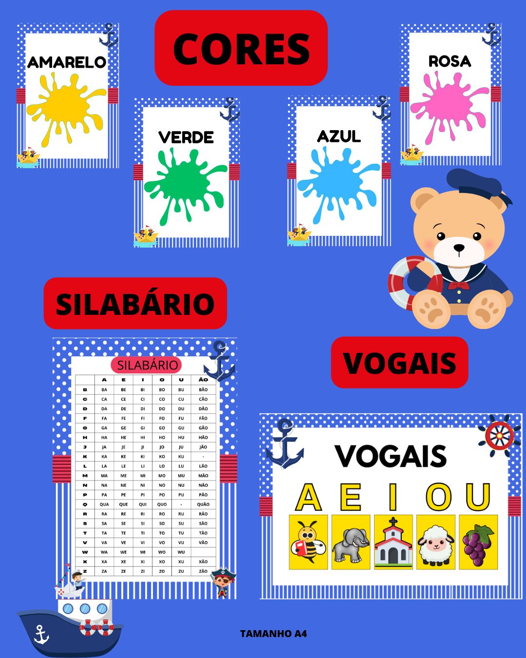 Kit volta às aulas Marinheiro 2026⚓🪼 - Imagem 6