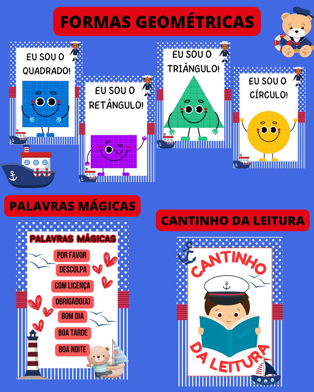 Kit volta às aulas Marinheiro 2026⚓🪼 - Imagem 5
