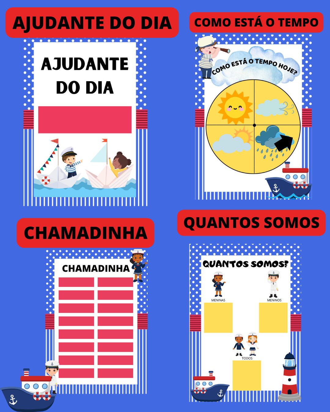 Kit volta às aulas Marinheiro 2026⚓🪼 - Imagem 4