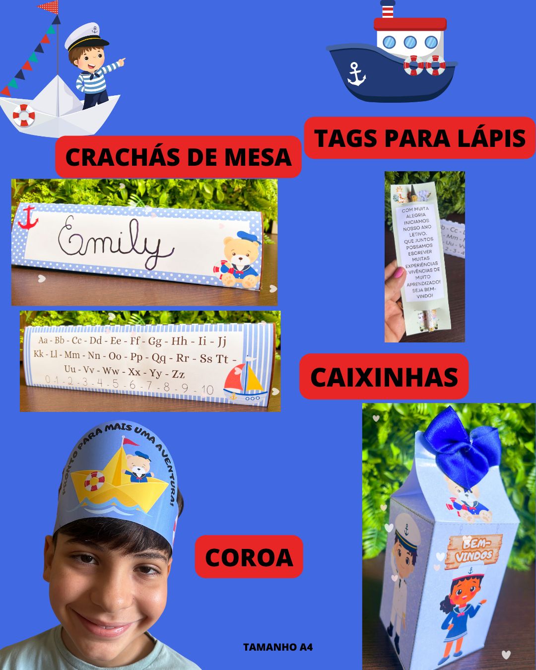 Kit volta às aulas Marinheiro 2026⚓🪼 - Imagem 3