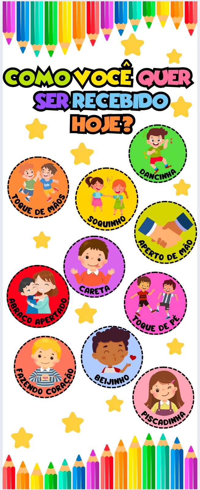 Painel de porta Cumprimentos