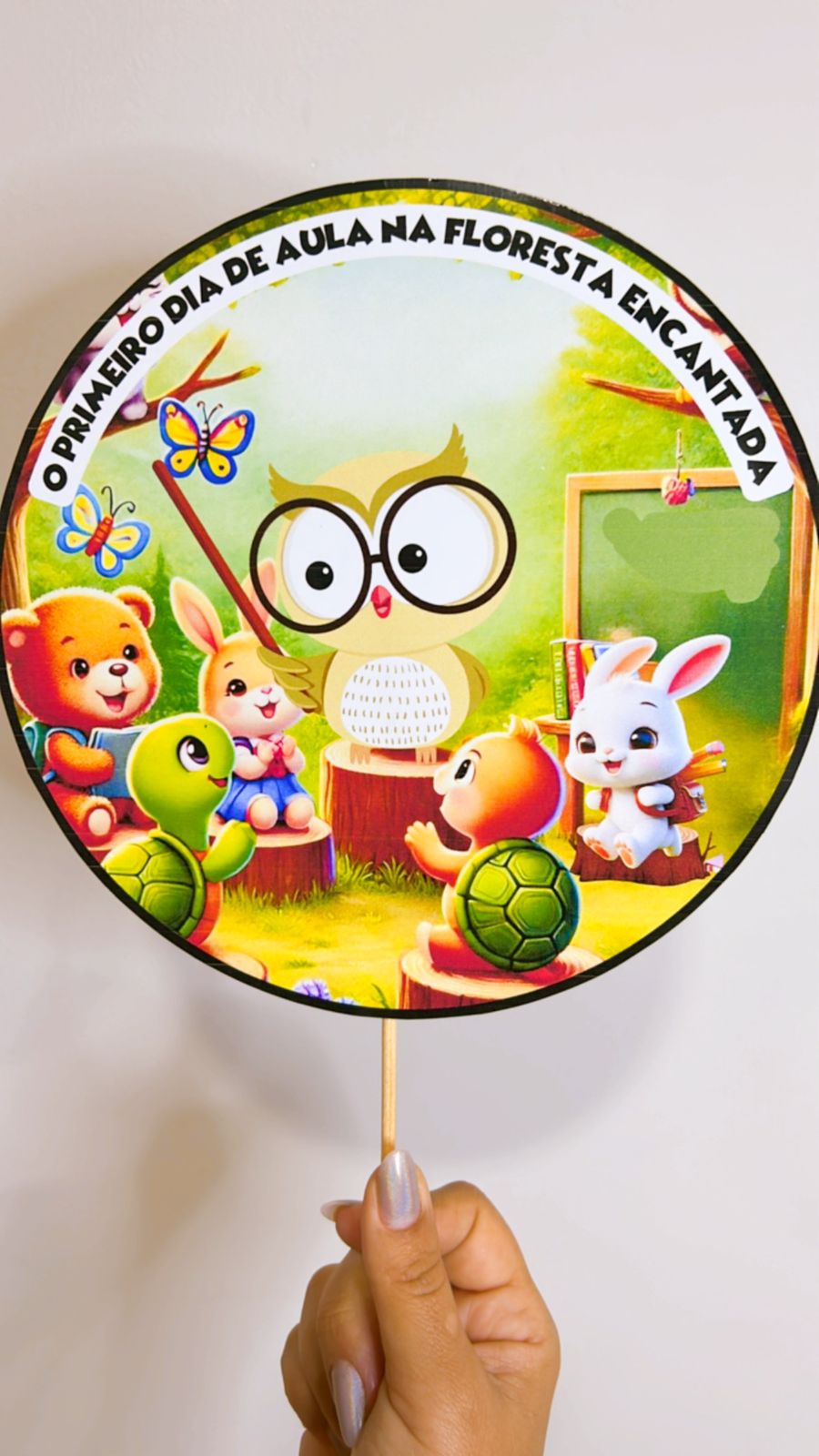 História no palitoche: O primeiro dia de aula na Floresta Encantada