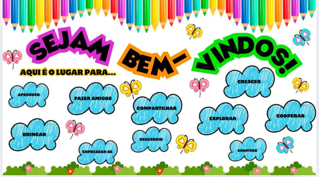 Painel Sejam Bem-Vindos