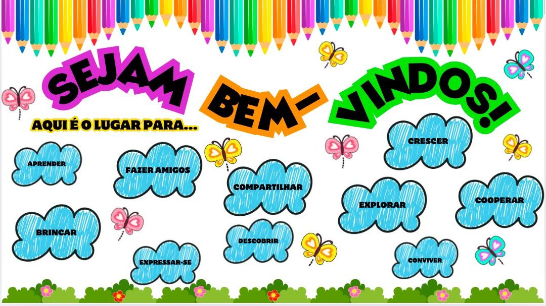 Painel Sejam Bem-Vindos