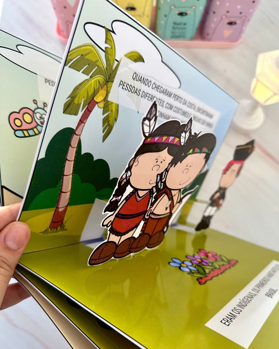 Livro 3D: A história do Descobrimento do Brasil. - Imagem 2