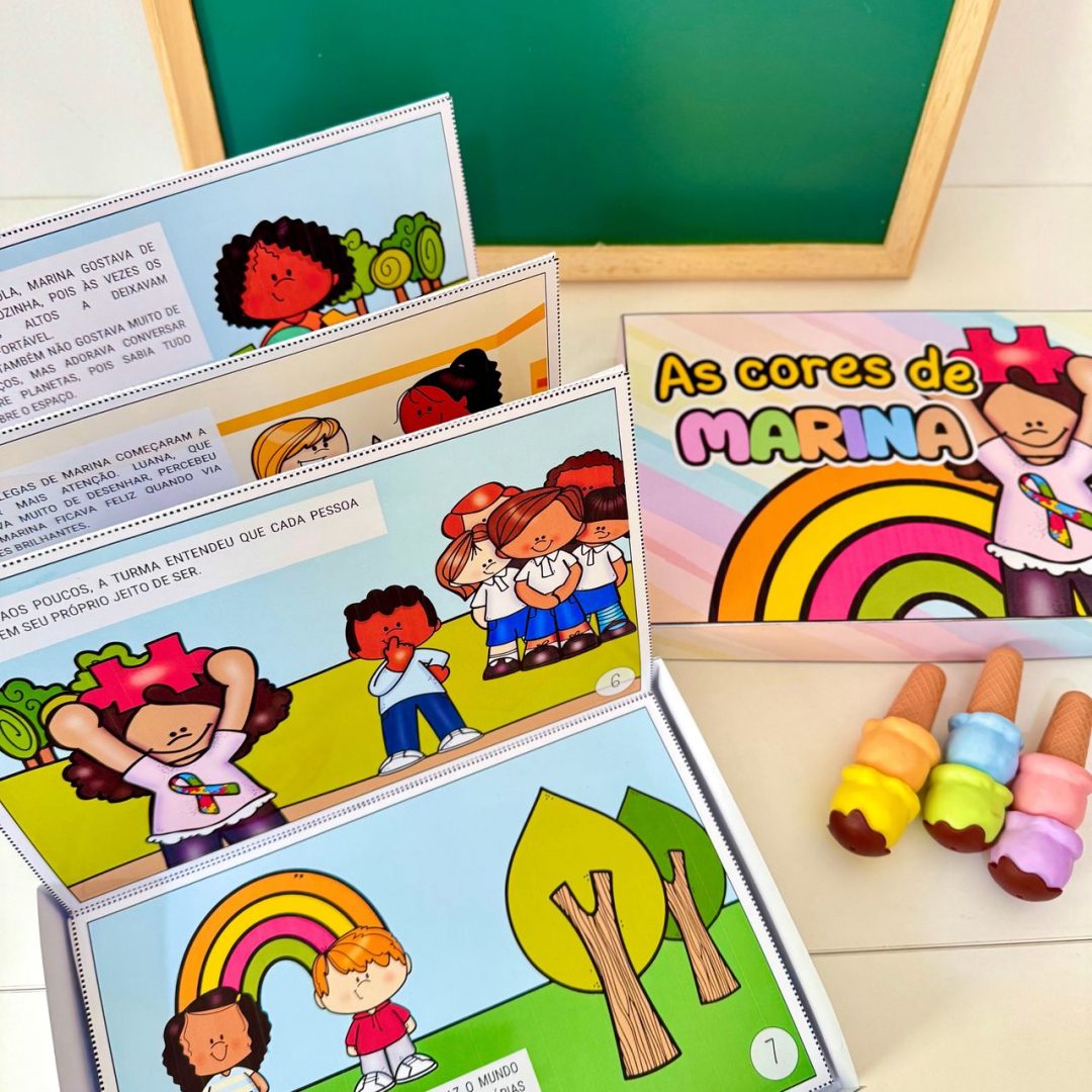 História na caixa: As cores de Marina