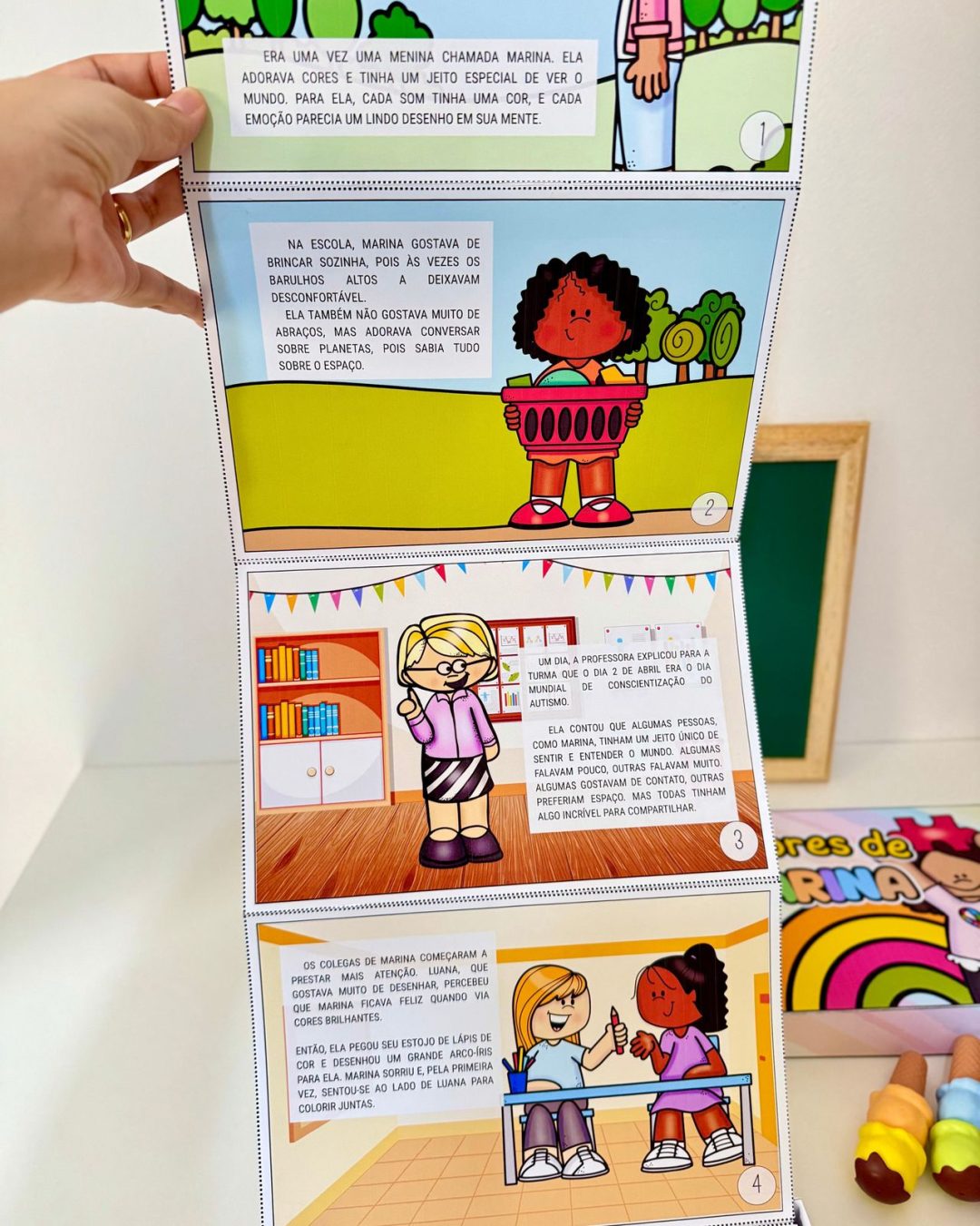 História na caixa: As cores de Marina - Imagem 3