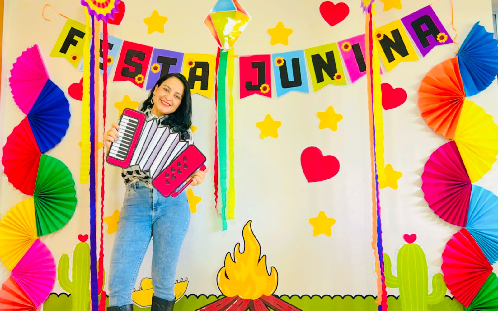 Painel cenário Festa Junina