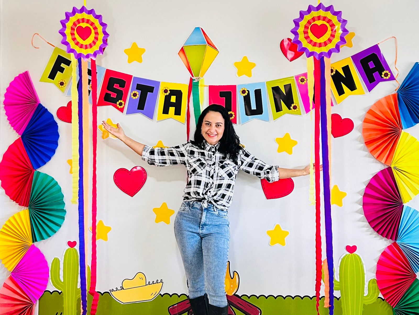 Painel cenário Festa Junina - Imagem 5