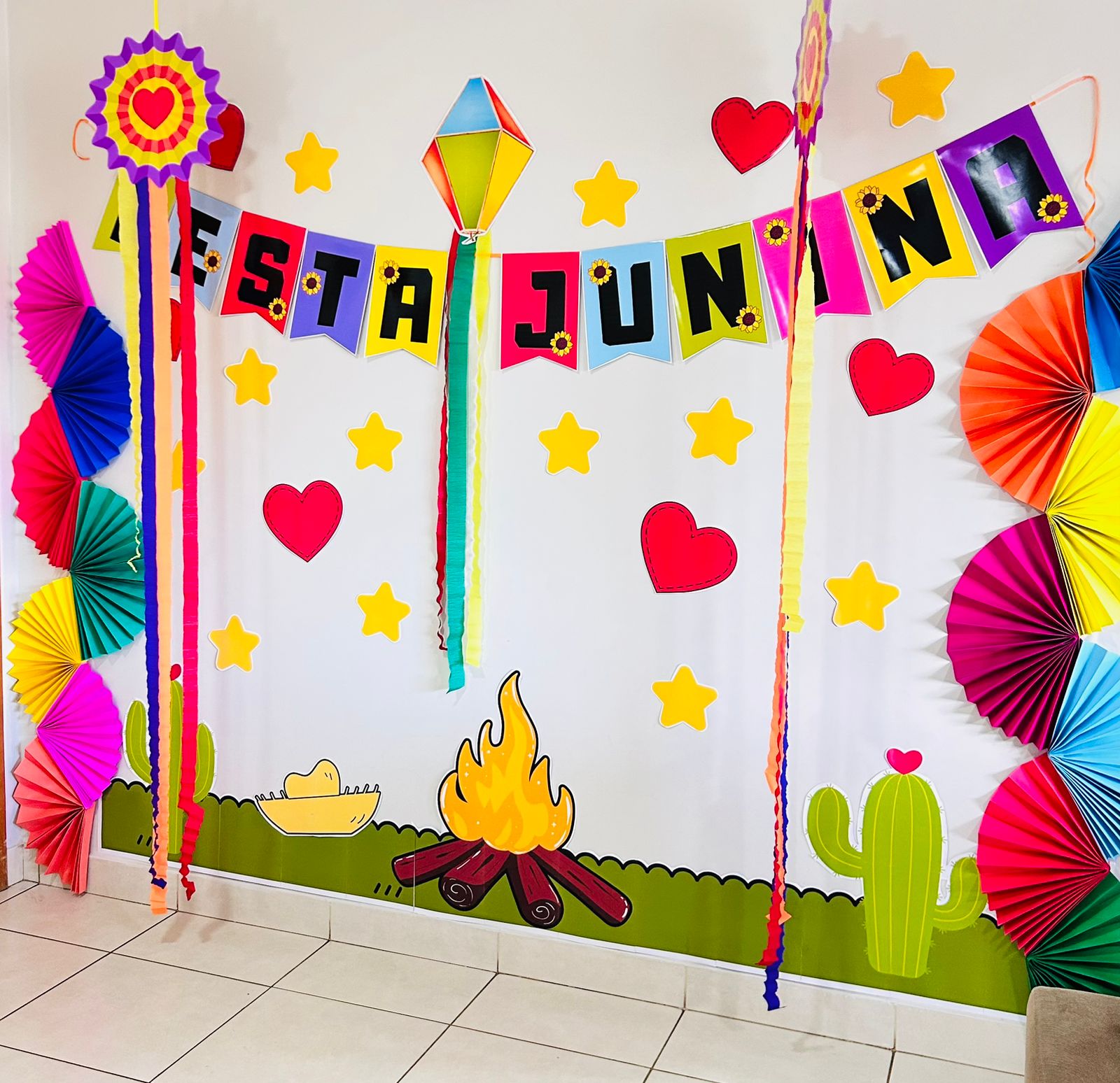 Painel cenário Festa Junina - Imagem 2