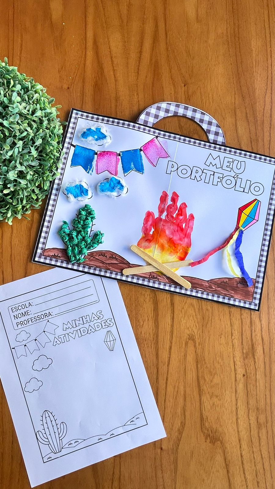 Kit Capas de Atividades tema Festa Junina - Imagem 3