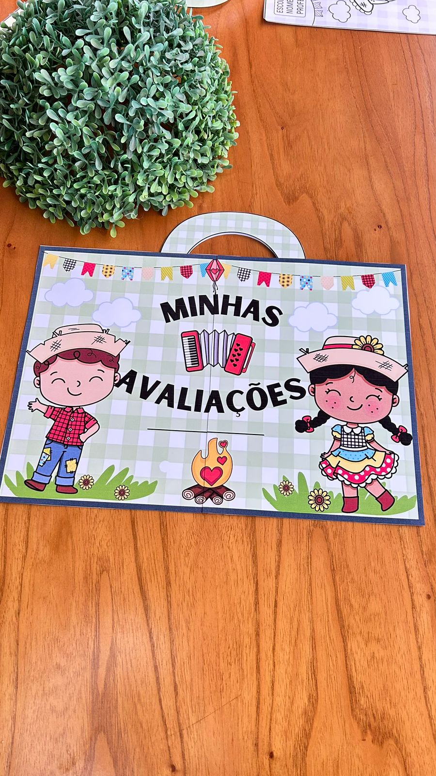 Kit Capas de Atividades tema Festa Junina - Imagem 9