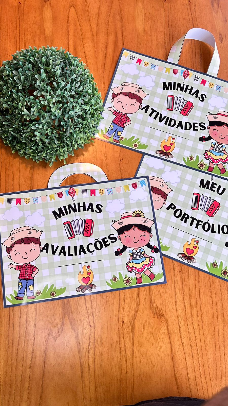 Kit Capas de Atividades tema Festa Junina - Imagem 2