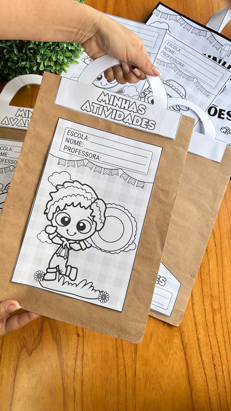 Kit Capas de Atividades tema Festa Junina - Imagem 7