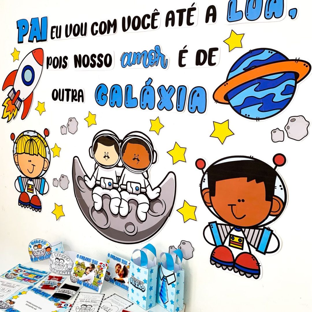 Kit Dia dos pais tema: O melhor pai da galáxia