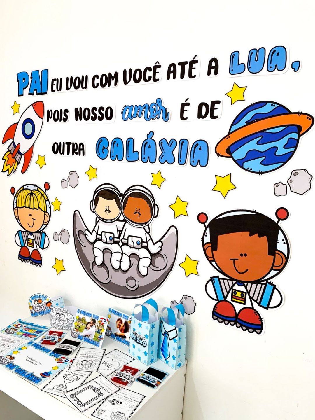 Kit Dia dos pais tema: O melhor pai da galáxia