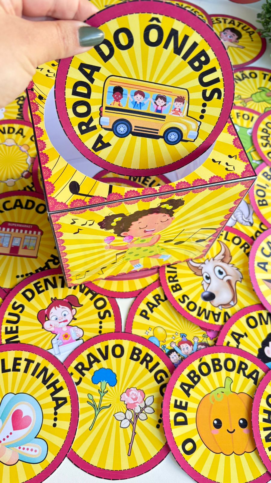 Caixa musical amarela - Imagem 8