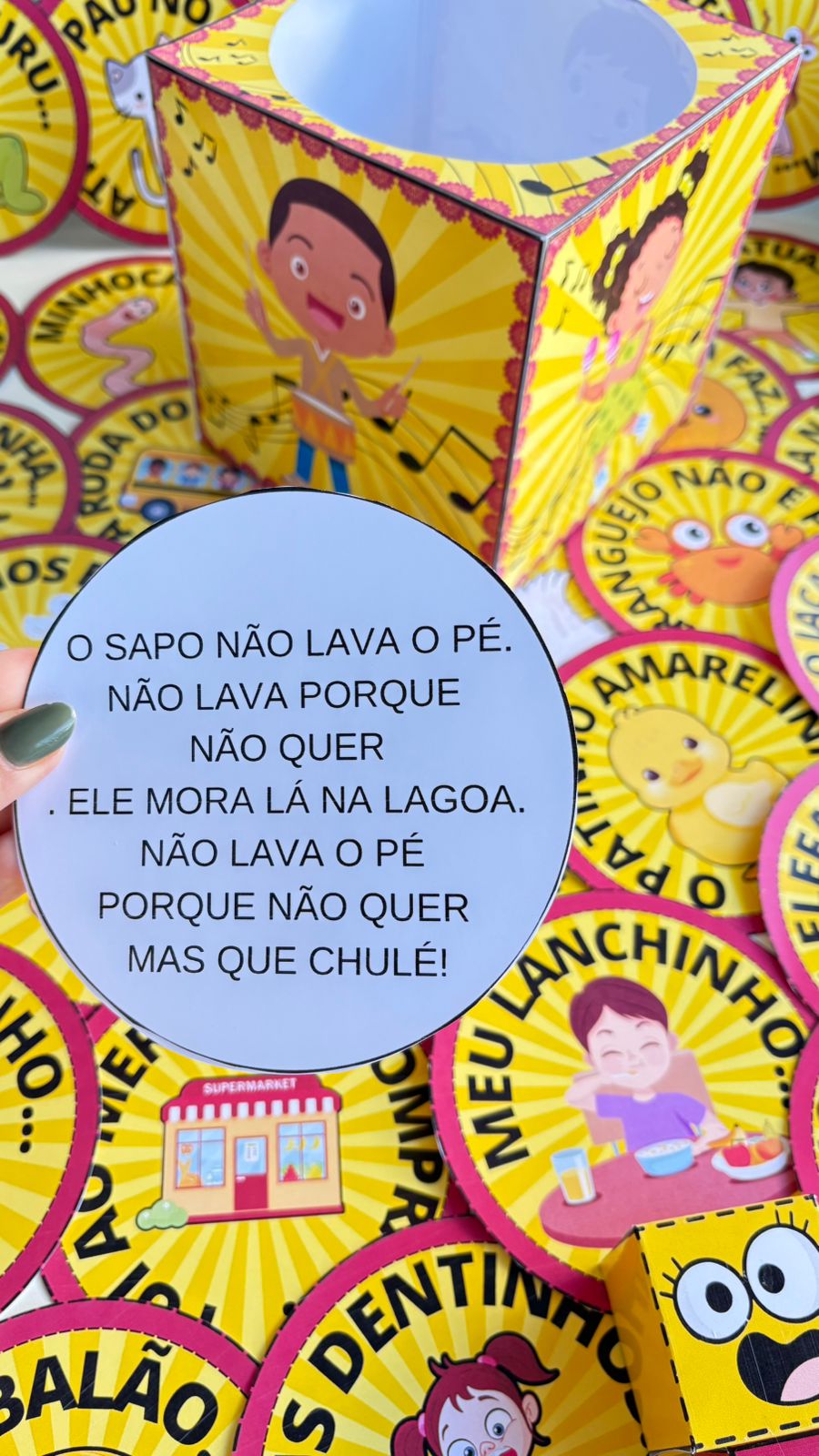 Caixa musical amarela - Imagem 3