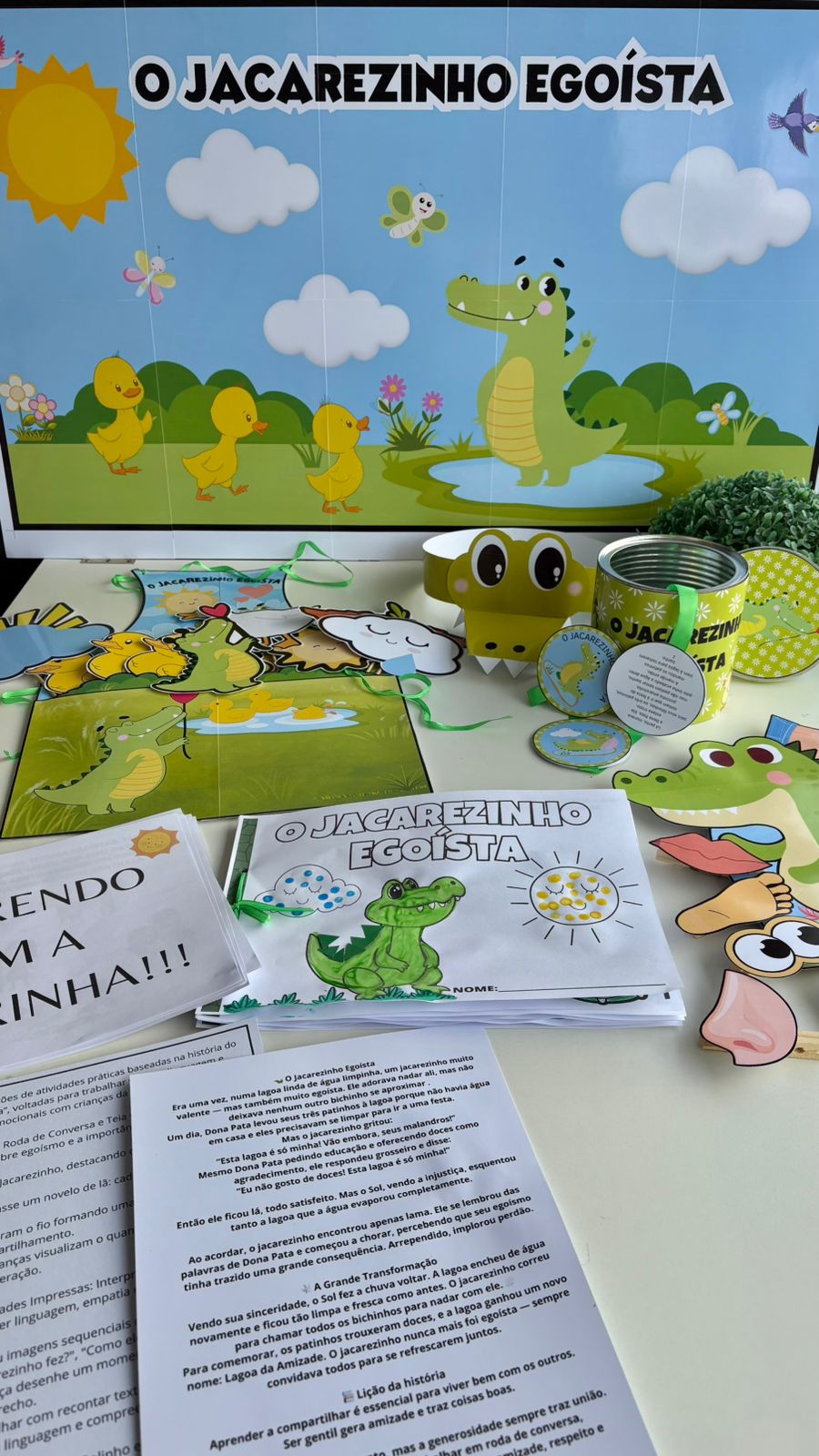 kit O Jacarezinho Egoísta - Imagem 2