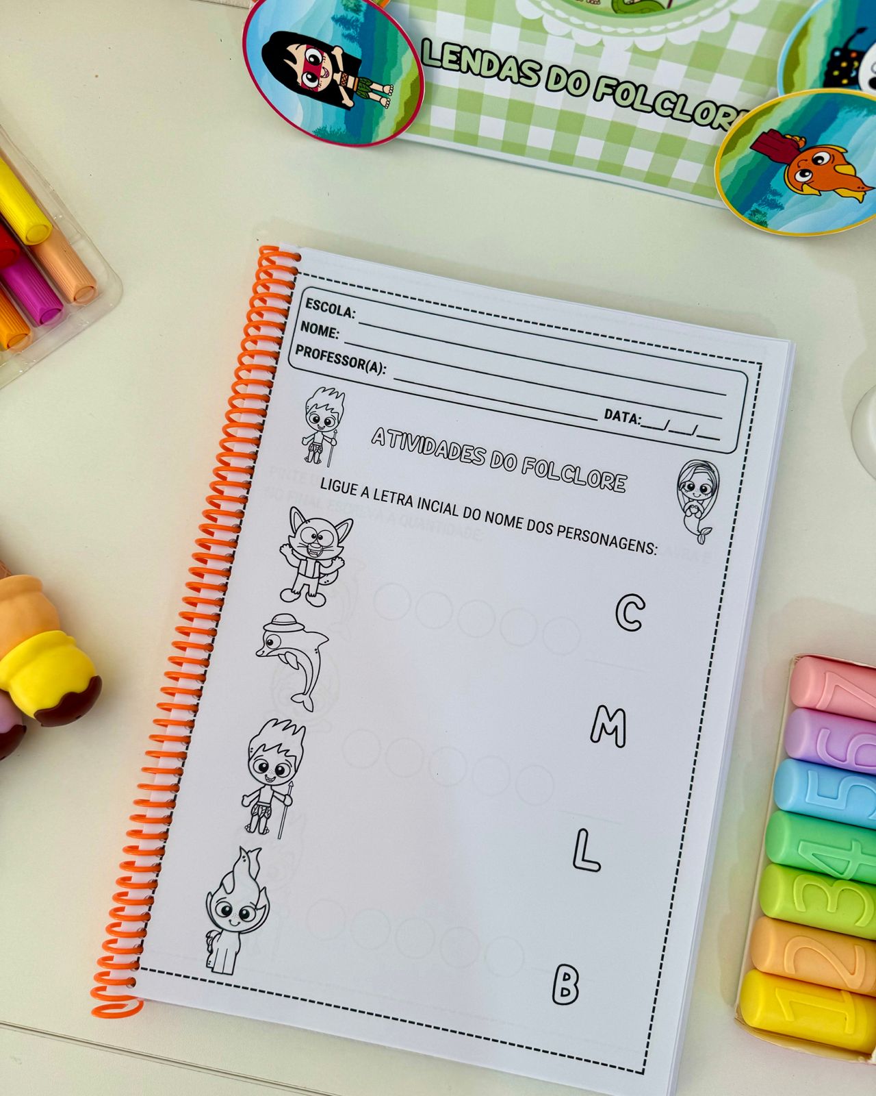 Atividades e Luva Lendas do Folclore - Imagem 8