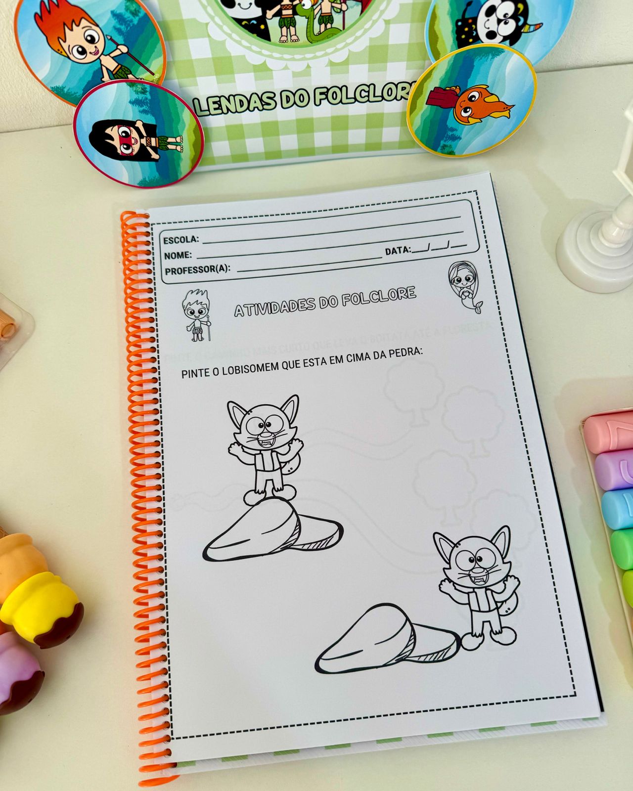 Atividades e Luva Lendas do Folclore - Imagem 7