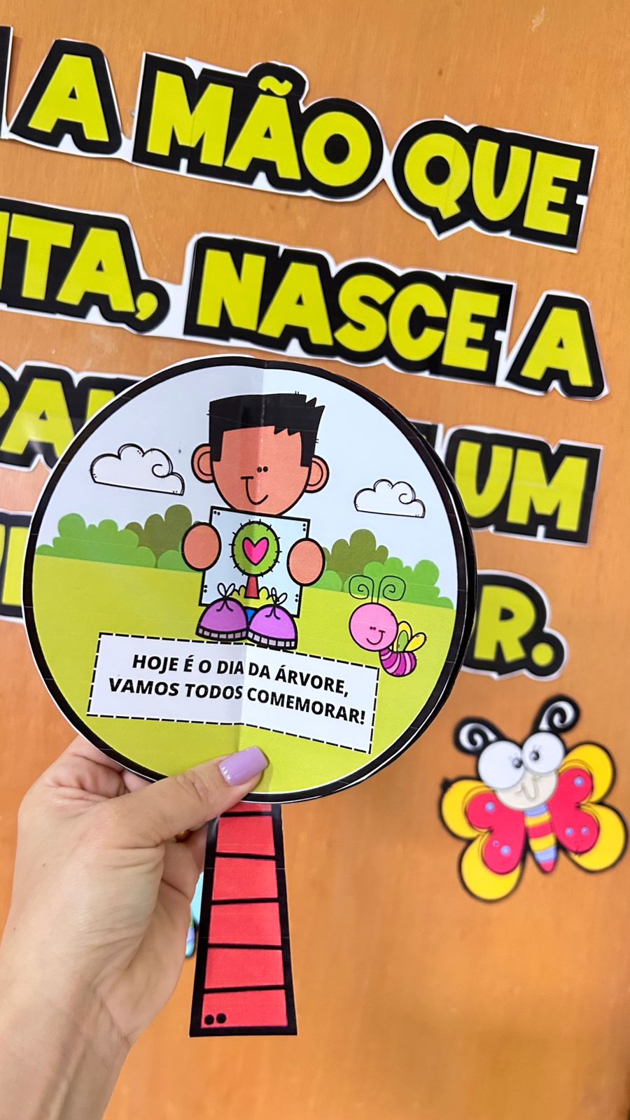 Painel de porta Dia da árvore - Imagem 7