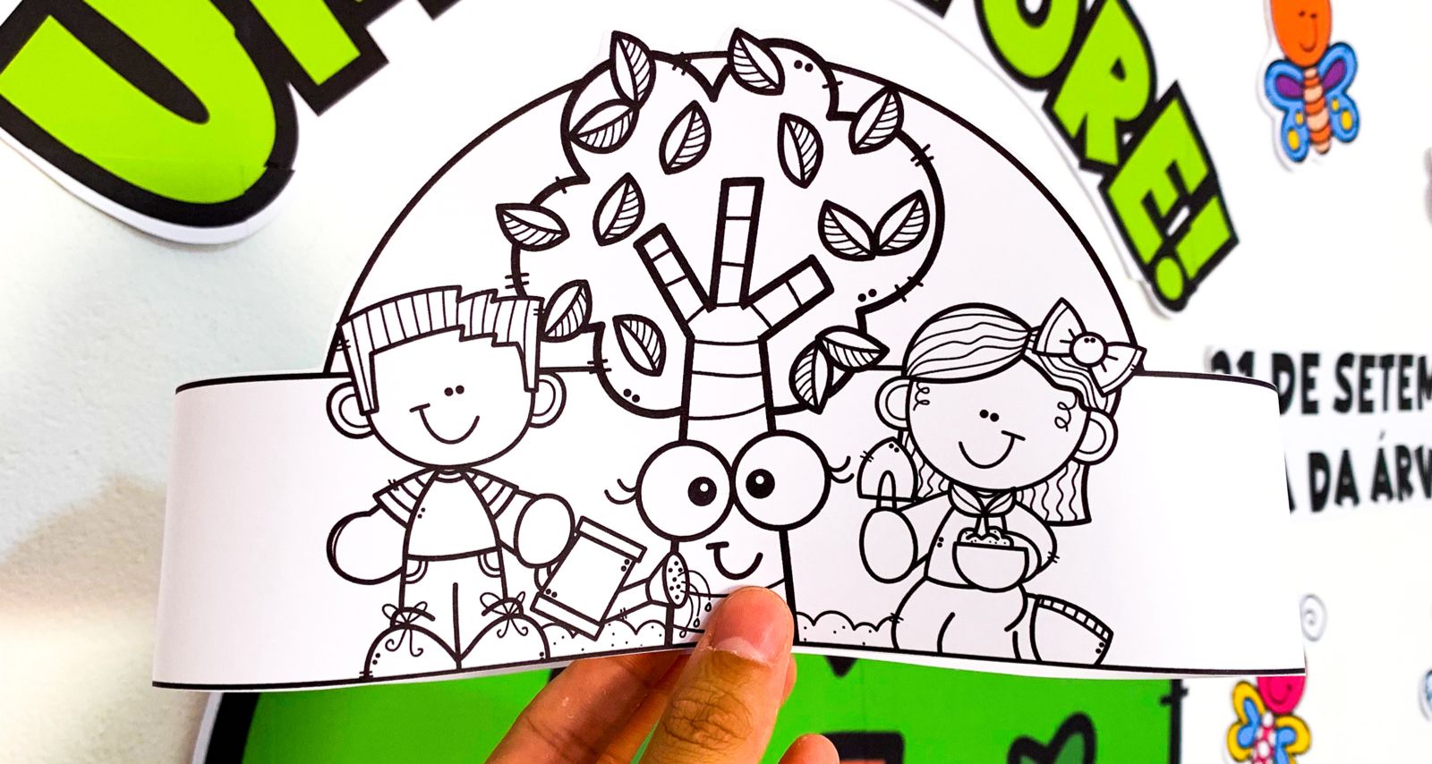 Painel de porta Dia da árvore - Imagem 4