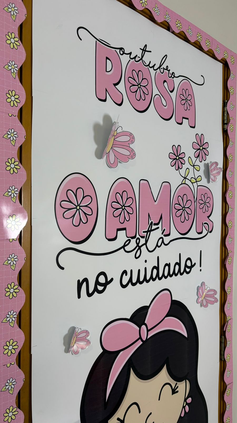 Painel de porta Outubro Rosa - Imagem 6