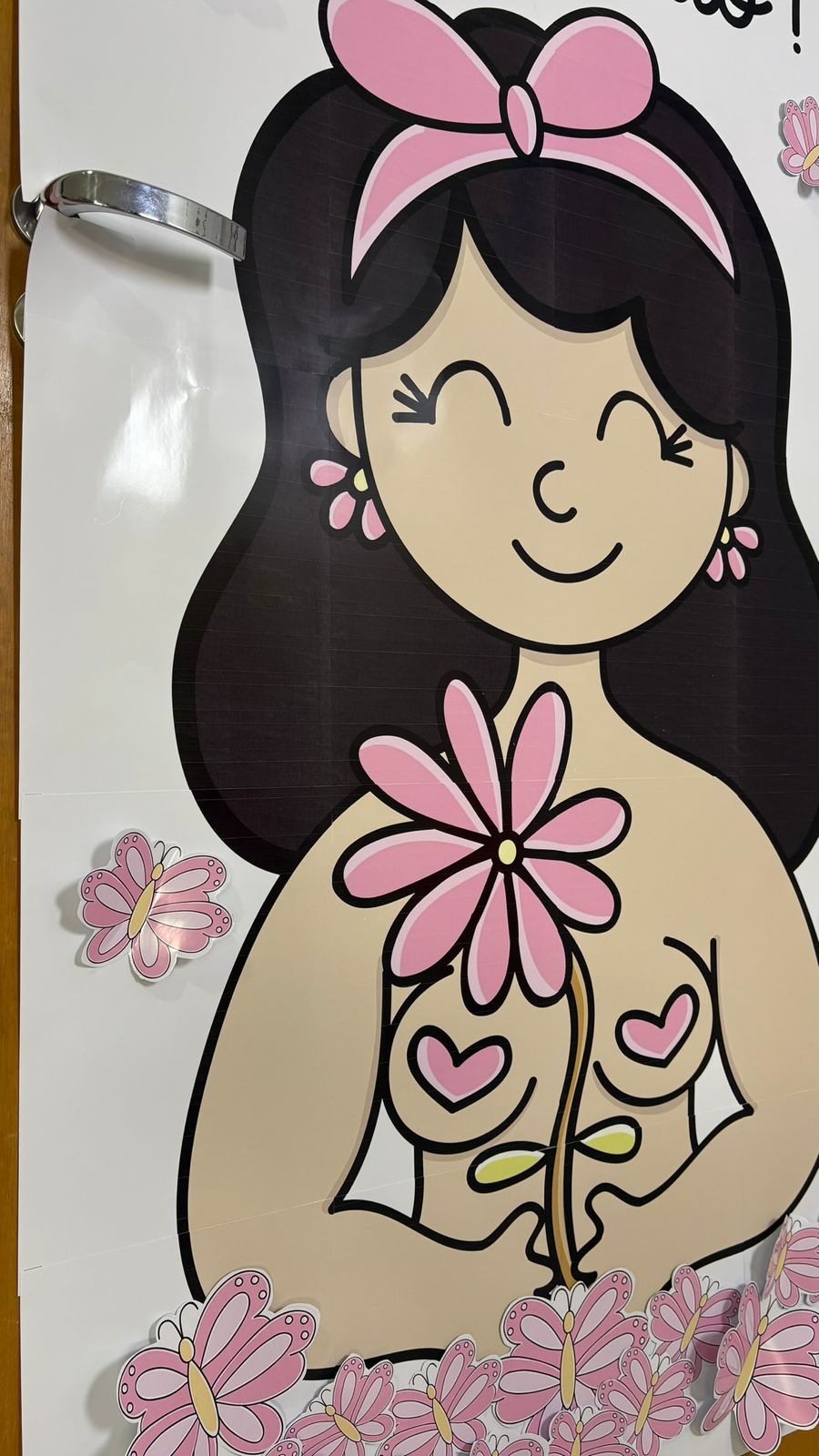 Painel de porta Outubro Rosa - Imagem 5