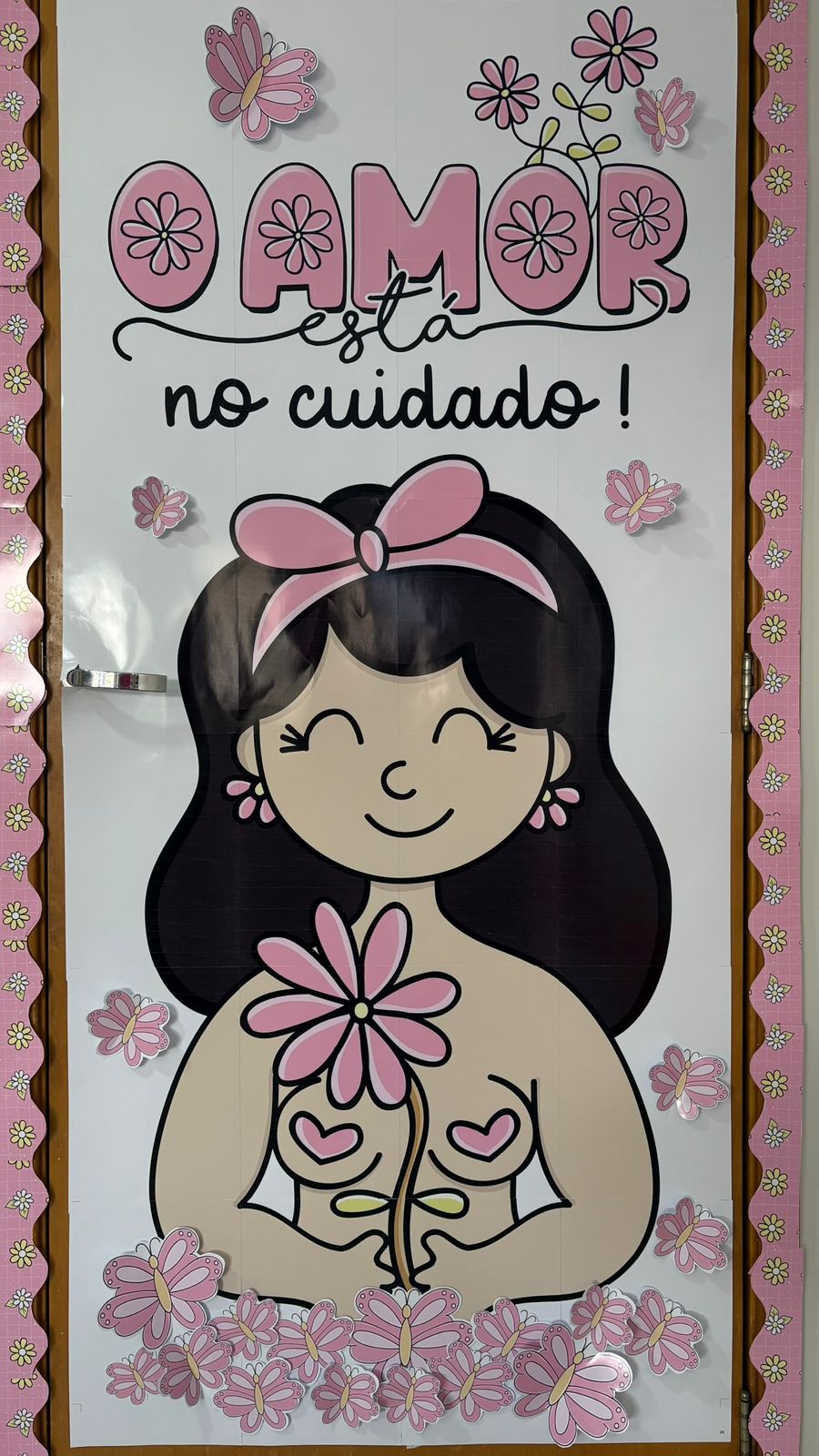 Painel de porta Outubro Rosa - Imagem 7