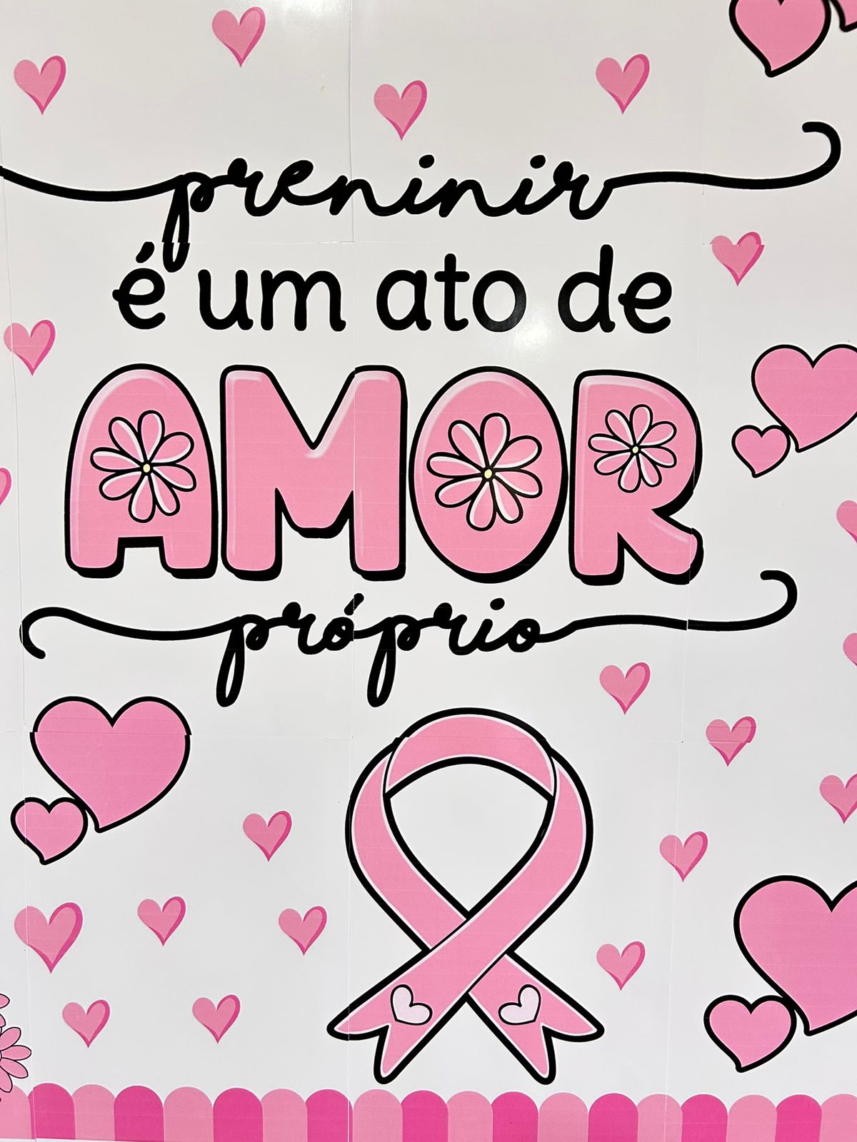 Caixa Outubro Rosa, painel e cartão - Imagem 4