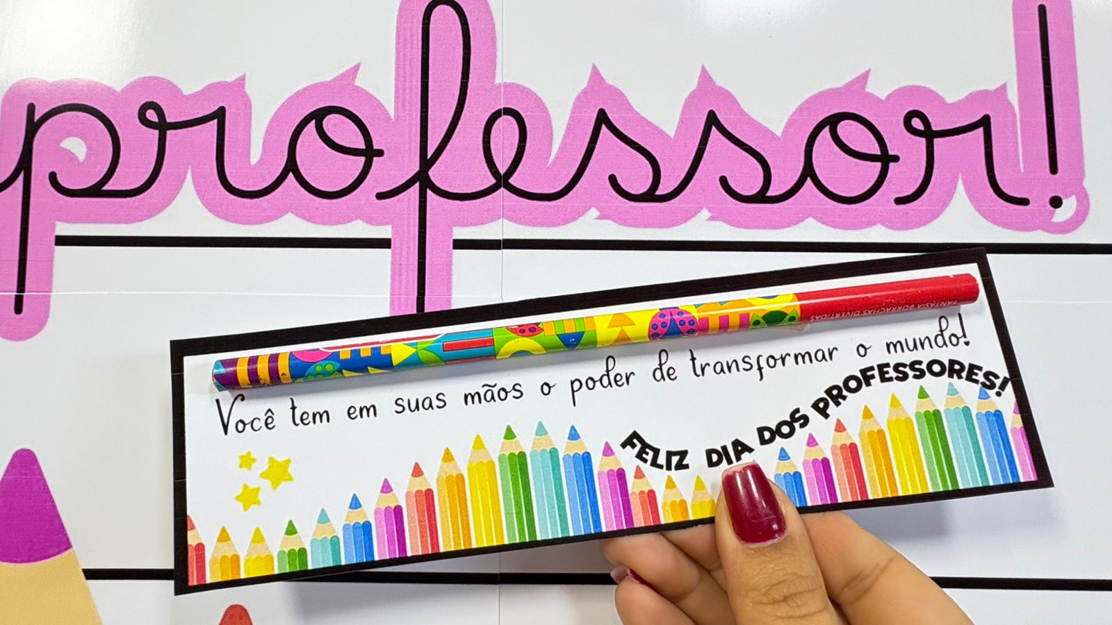Painel + brindes, dia do Professor - Imagem 4
