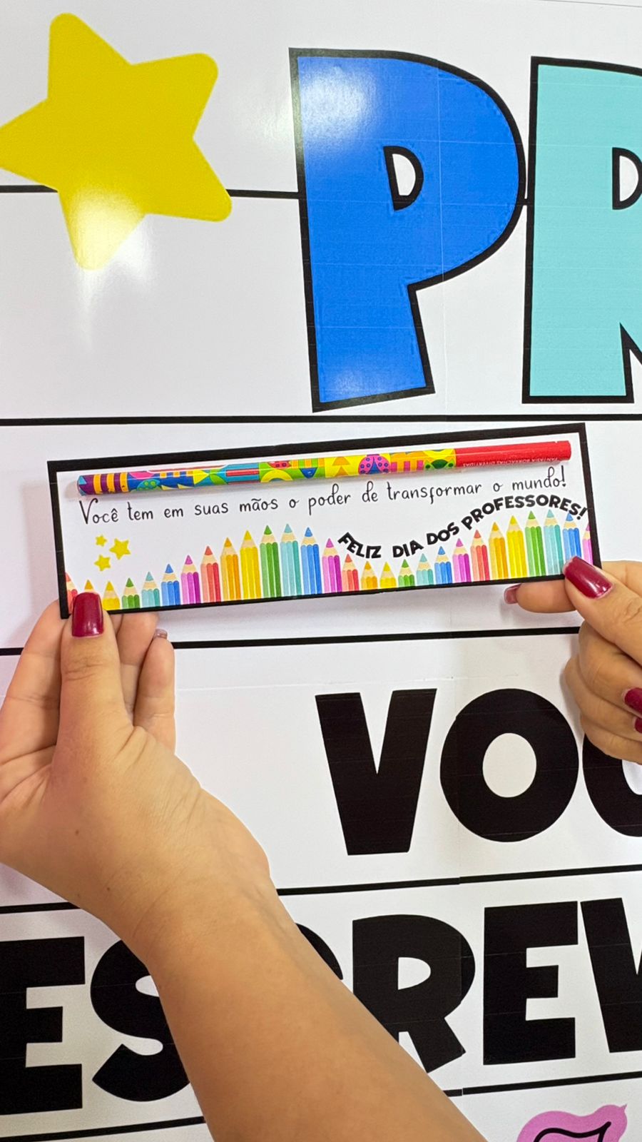 Painel + brindes, dia do Professor - Imagem 6