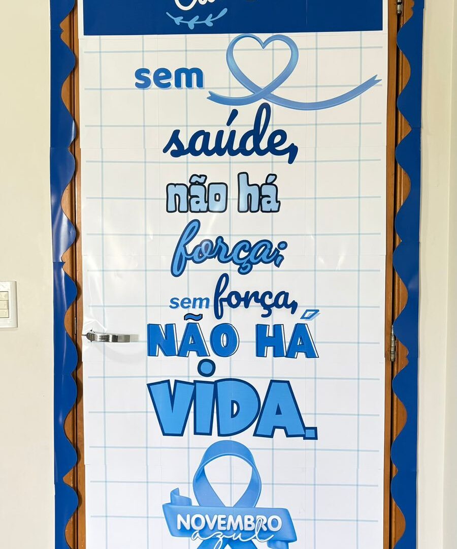 Painel de porta Novembro Azul