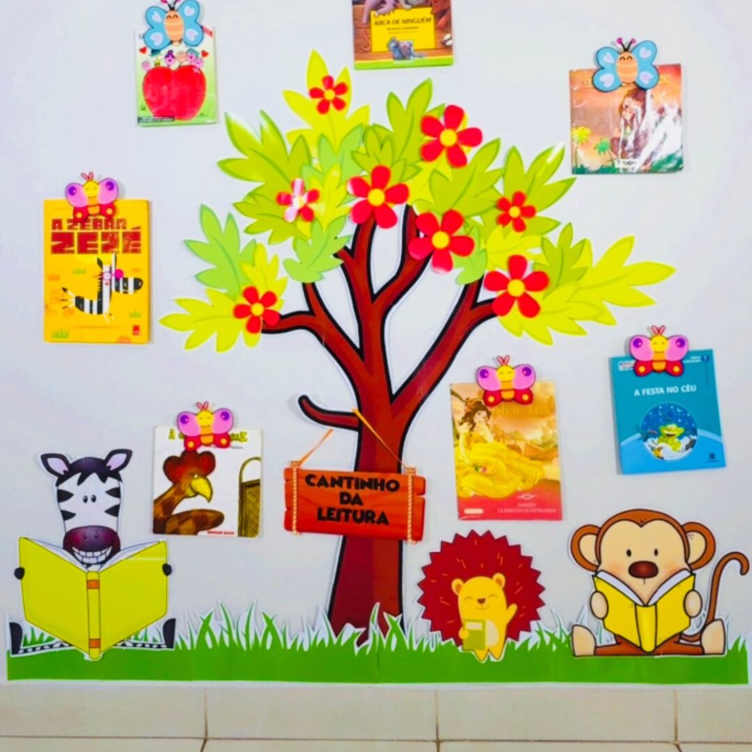 Painel Cantinho da Leitura 2026