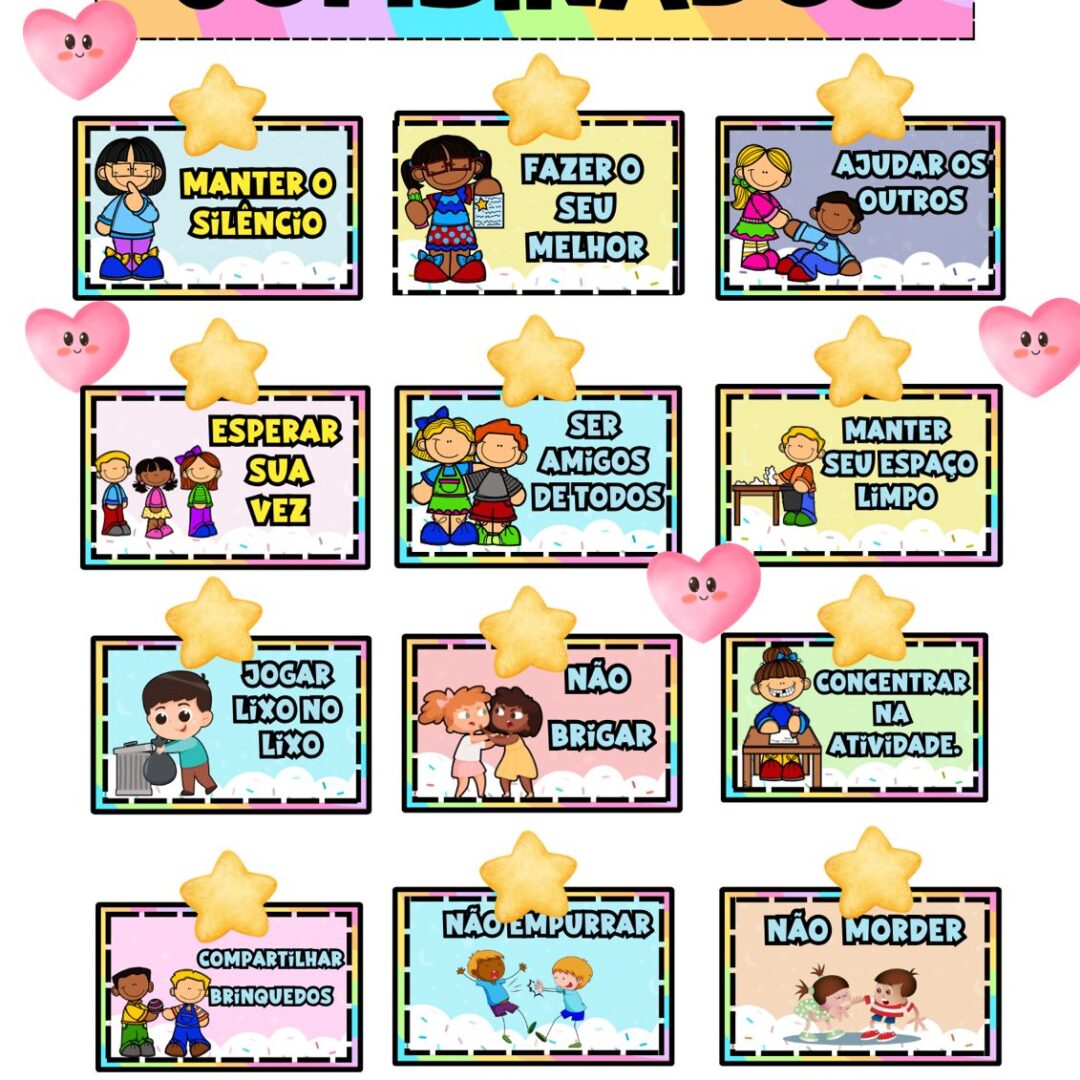 Painel Combinados - Construindo Uma Turma Mais Unida!