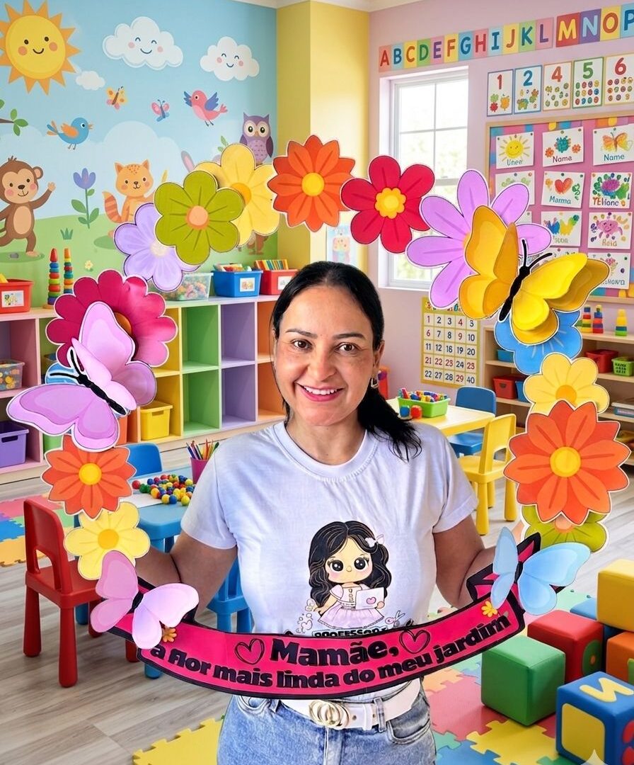 Bambolê Flores Dia das Mães 🌸